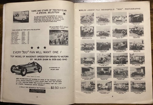 Official Photographs Indianapolis 500 Motor Speedway Catalog 1911-1946 - Picture 5 of 14