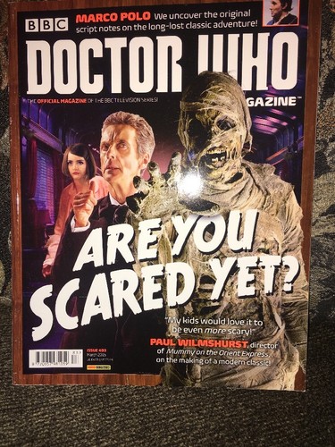 BBC DOCTOR WHO MAGAZINE MARCH 2015 #483 OFFICIAL MAGAZINE OF THE BBC TV SERIES - Picture 3 of 4