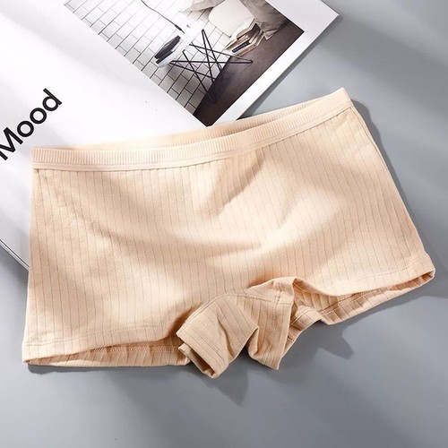 Einfarbige Mid Waist Sexy Unterwäsche Damen Höschen Slips Boxershorts Dessous - Bild 10 von 21