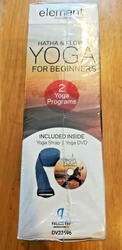 Element Hatha & Flow Yoga 2 Programs Workout w/ Resistance Strap Sealed NIP - Picture 3 of 7