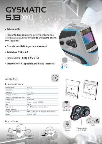 Visière Pour Soudure Masque Casque Argent Carrosserie Atelier 044173 GYS - Photo 3/3