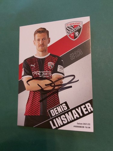 FC Ingolstadt , D. Linsmayer , Autogrammkarte , Fussball  - Picture 1 of 2
