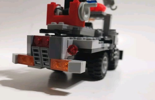 Camión grúa Lego personalizado equipo de construcción camión grande 1 de 1 camión salvavidas - Imagen 7 de 8