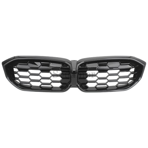 Front Bumper Grille Mesh Glossy Black Fit For BMW 3ER G20 G21 330i M340i 23-24 - Picture 6 of 18