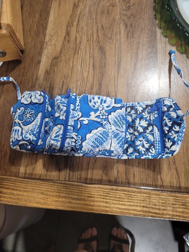 Vera Bradley Jewelry Case All Wrapped Up Roll Travel Blue Floral(Pre-own)CLEAN - Picture 6 of 8