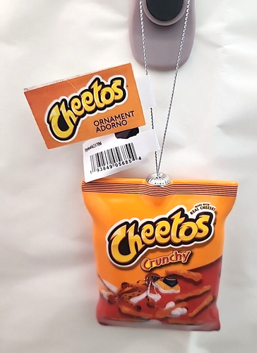 Crunchy Cheetos Chip Bag Faux Food Christmas Ornament **NWT** - Picture 2 of 4