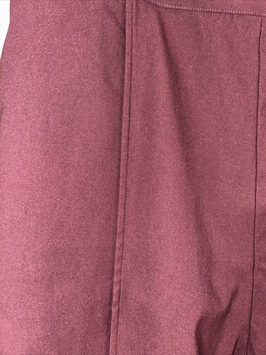 Diyanu Womens Burgundy High Waist Flare Pants Stretch 1X W/ Seam, Pull On, NWT - Bild 2 von 5