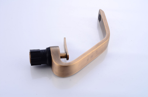 Grifo mezclador de latón grifo de latón de montaje en cubierta de baño cromado/negro para baño de mango individual - Imagen 15 de 27