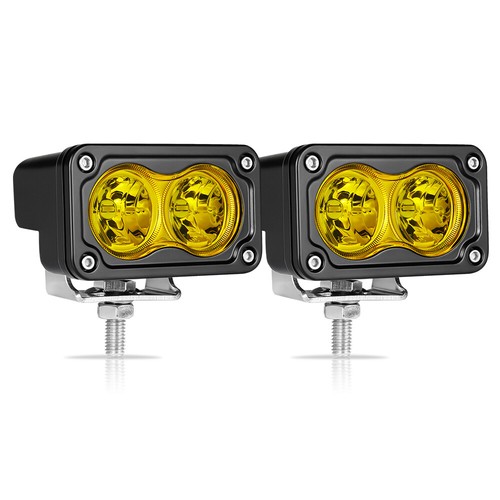 2Pcs 3inch LED Cube Pods Work Lights Fog Driving Lamp Offroad ATV 4WD Truck SUV - Picture 326 of 418