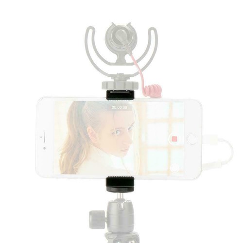 Universal Phone Clip Holder Mount Bracket Tripod Stand Adapter with Cold Shoe - 第 2/8 張圖片