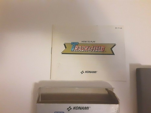 Track & Field 1st print hangtab Complete CIB Nes Nintendo RaRe 5 Screw NoN ReV A - Picture 4 of 12