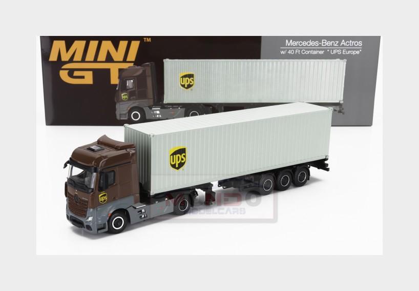 1:64 MINI-GT Mercedes Benz Actros 2 Gigaspace 1851 Truck Lhd