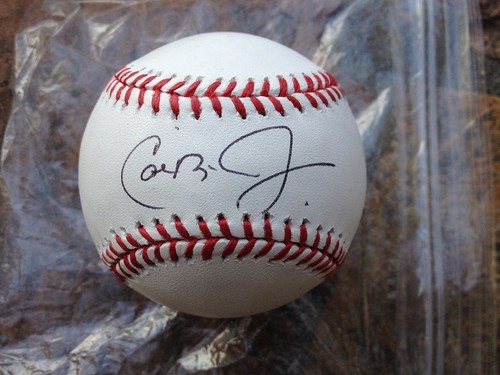 *CAL RIPKEN JR.*SIGNED*AUTOGRAPHED*BASEBALL*BALTIMORE*ORIOLES*OMLB!!*COA* - Picture 1 of 5