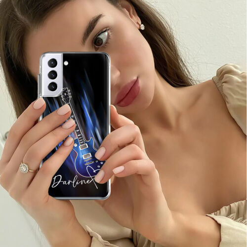 Funda de teléfono personalizada guitarra delgada cubierta para Samsung Galaxy S23 S24 A14 A15 A54 - Imagen 39 de 65