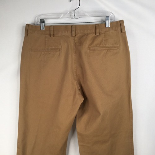 Haggar H26 Size 34 x 30 Mens Chino Pants Tan - Picture 7 of 10