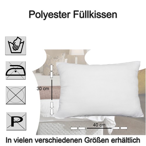 Almohada Almohada de relleno Relleno de almohada Blanco Cojín decorativo Cojín de sofá Cojín Sofá - Imagen 18 de 230
