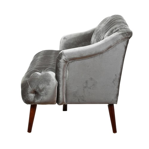 Kayleigh Modern Glam Tufted Velvet 3 Seater Sofa - Picture 25 of 36