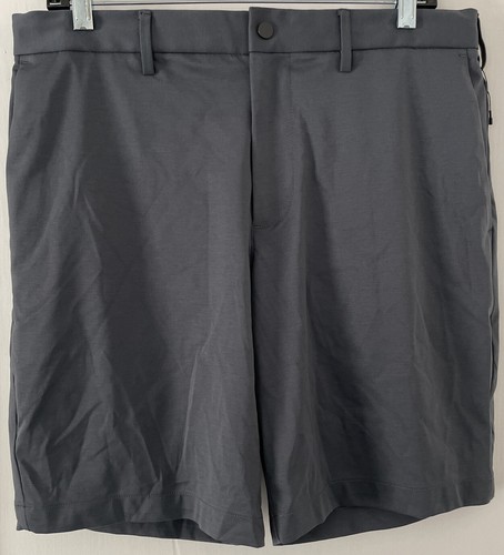 Banana Republic Luxe City Core Temp Shorts Mens Size 34 Gray Blue