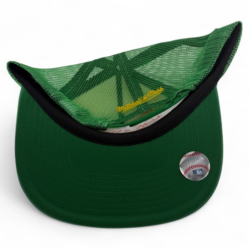 Cappello Mitchell & Ness Oakland Athletics A's MLB Foam Trucker Snapback Regolabile - Foto 6 di 6
