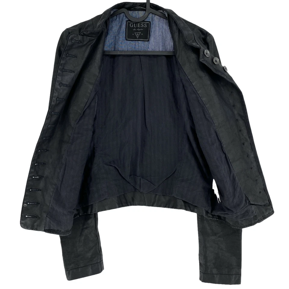 GUESS Negro 100% Chaqueta de Algodón TALLA XS - Imagen 4 de 4