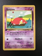 Pokémon TCG Slowpoke Team Rocket 67/82 1st Edition WOTC Vintage LP