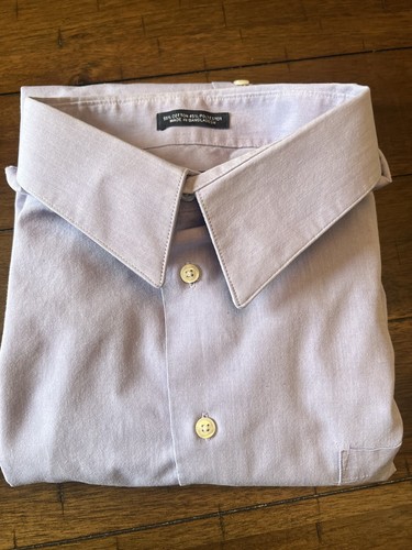 Arrow Classic Fit Lavender Dress Shirt Mens 18-18.5 36/37 Button Up