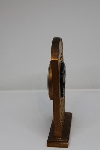 Vintage Quartz Wooden Desk Clock Tested WORKS 6.25 x 4.25 x 1.5 Inches - Picture 12 of 13