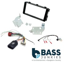 Mitsubishi Outlander 13> Car Stereo Double Din Facia Steering Wheel Stalk Kit