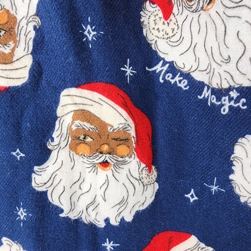 Old Navy Santa Claus Flannel Pajama Pants Mens XL Make Magic Navy Bottoms NWT - Picture 4 of 13
