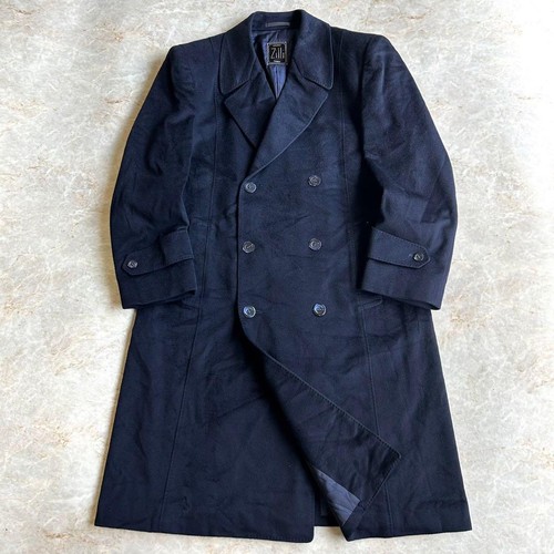 ZILLI Cashmere 100% Chesterfield Long Coat Size: M Men Top Quality Luxury - Picture 2 of 8