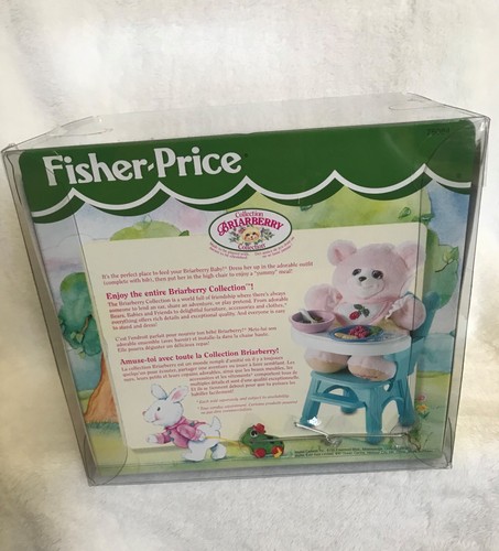 New Vintage 2000 Fisher Price Briarberry Bear Collection Baby High Chair Set - Picture 7 of 9