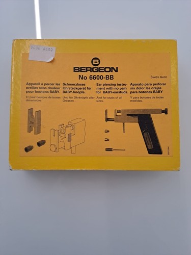 Dispositivo professionale BERGEON pistola per piercing alle orecchie e al naso - Picture 4 of 4