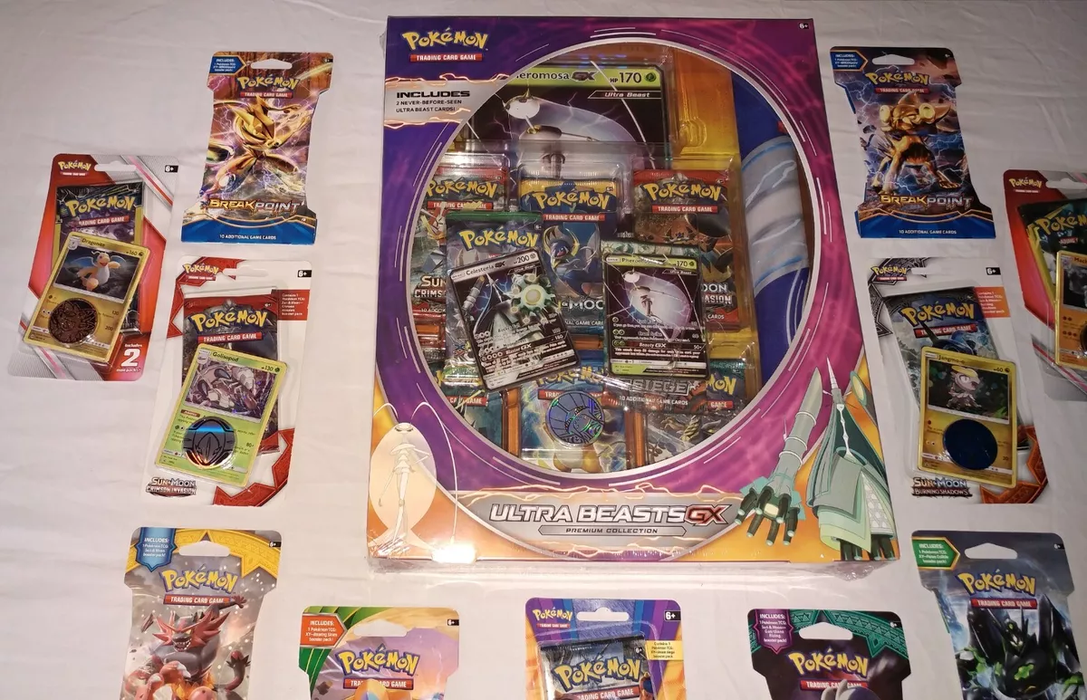  Pokémon TCG: Ultra Beasts GX Premium Collection - Celesteela :  Toys & Games