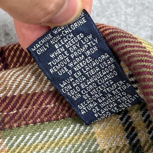 VTG Five Brother Flannel Men's XL Brown Green Multi Plaid Button Up Shirt Jacket - Bild 3 von 11