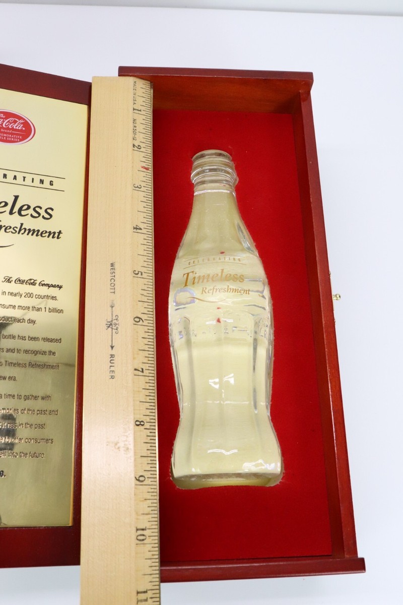Millennium Coca-Cola Timeless Crystal Bottle in