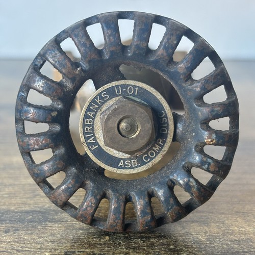 Vintage Fairbanks U-01 ASB. Comp. Disc 3/8” Brass Gate Valve 150 - Made In USA - Picture 1 of 8