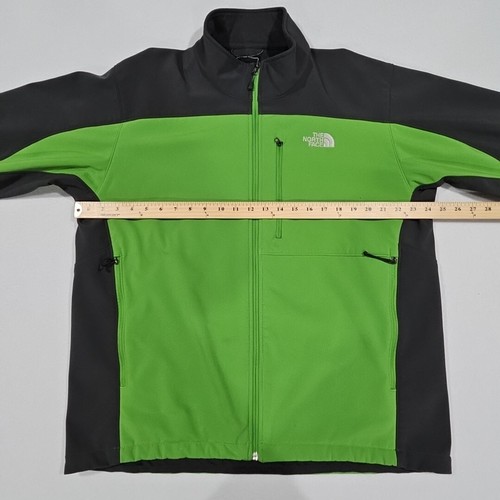 The North Face Apex Bionic Jacket Softshell Full Zip Green Gray Stretch Mens XL - Picture 12 of 14