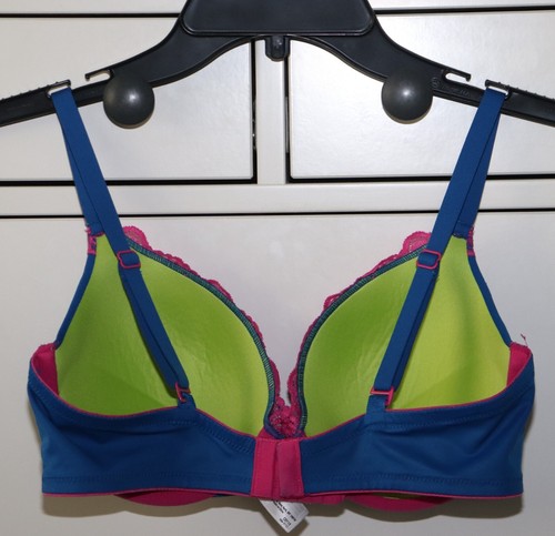 Sujetador push up con aros azul real con encanto Maidenform talla 36C - Imagen 3 de 9