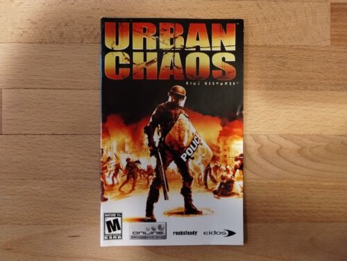 Urban Chaos Riot Response (PlayStation 2 PS2) Instruction Manual Only - Picture 1 of 4