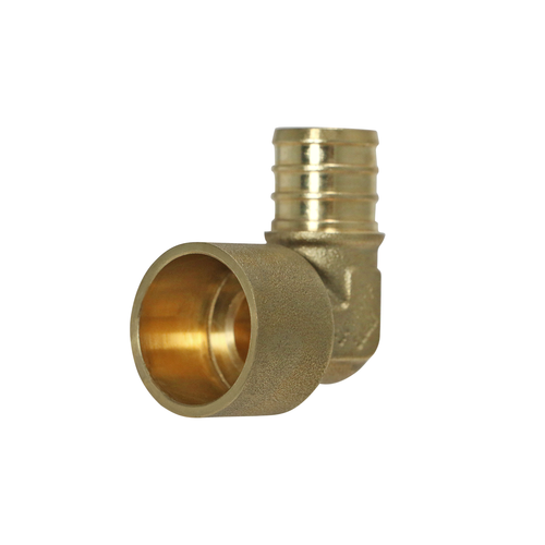 10 Pcs. 3/4" Pex X 3/4" Female Sweat Elbow, 3/4 Pex Female Sweat Elbow 25-3-8=10 - Picture 2 of 5