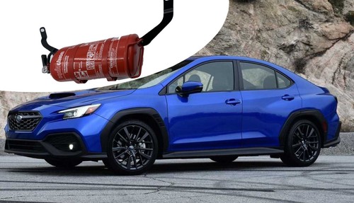Fire extinguisher mount holder bracket for Subaru WRX VB - Foto 4 di 16
