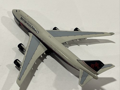 1:500 Big Bird British Asia Airways Airlines Boeing 747 400 Scale Model Jet Die - Picture 7 of 13