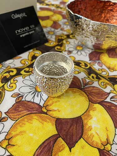 Coppetta e Portacandela Calegaro ARGENTO - Foto 4 di 9