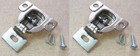 Set 2 Ferrari 5/16" Face Frame Hinges w/ Screws, Made In Italy (BX-711M/A742-TT)