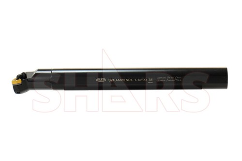 Shars 1 x 12" RH MWLNR Indexable Boring Bar With WNMG 43 Insert New P] - Picture 7 of 7