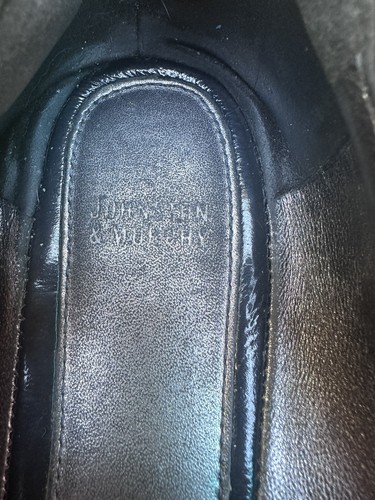 Johnston & Murphy Black Leather Ballet Flats SIZE 10 - Picture 5 of 7