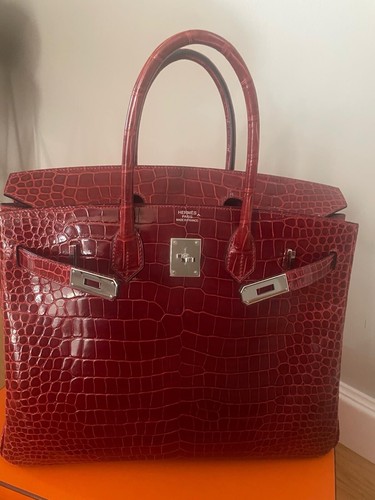 Hermes Crocodile birkin bag 35 - Bild 3 von 4