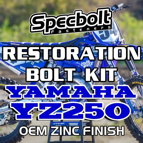 Kit de pernos de restauración YZ250 para Yamaha YZ 250 82-24 Specbolt OEM acabado de zinc - Imagen 11 de 11
