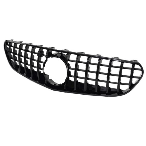 Front Grille Replacement Black For Mercedes-Benz C217 W217 S Coupe Class 2018-23 - Picture 3 of 10