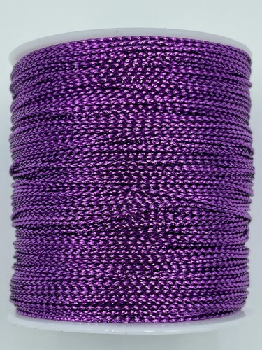0.8mm Metallic Twisted Tinsel Cord Non-Stretch 0.8mm 109 yard per roll (100meter - Foto 5 di 6